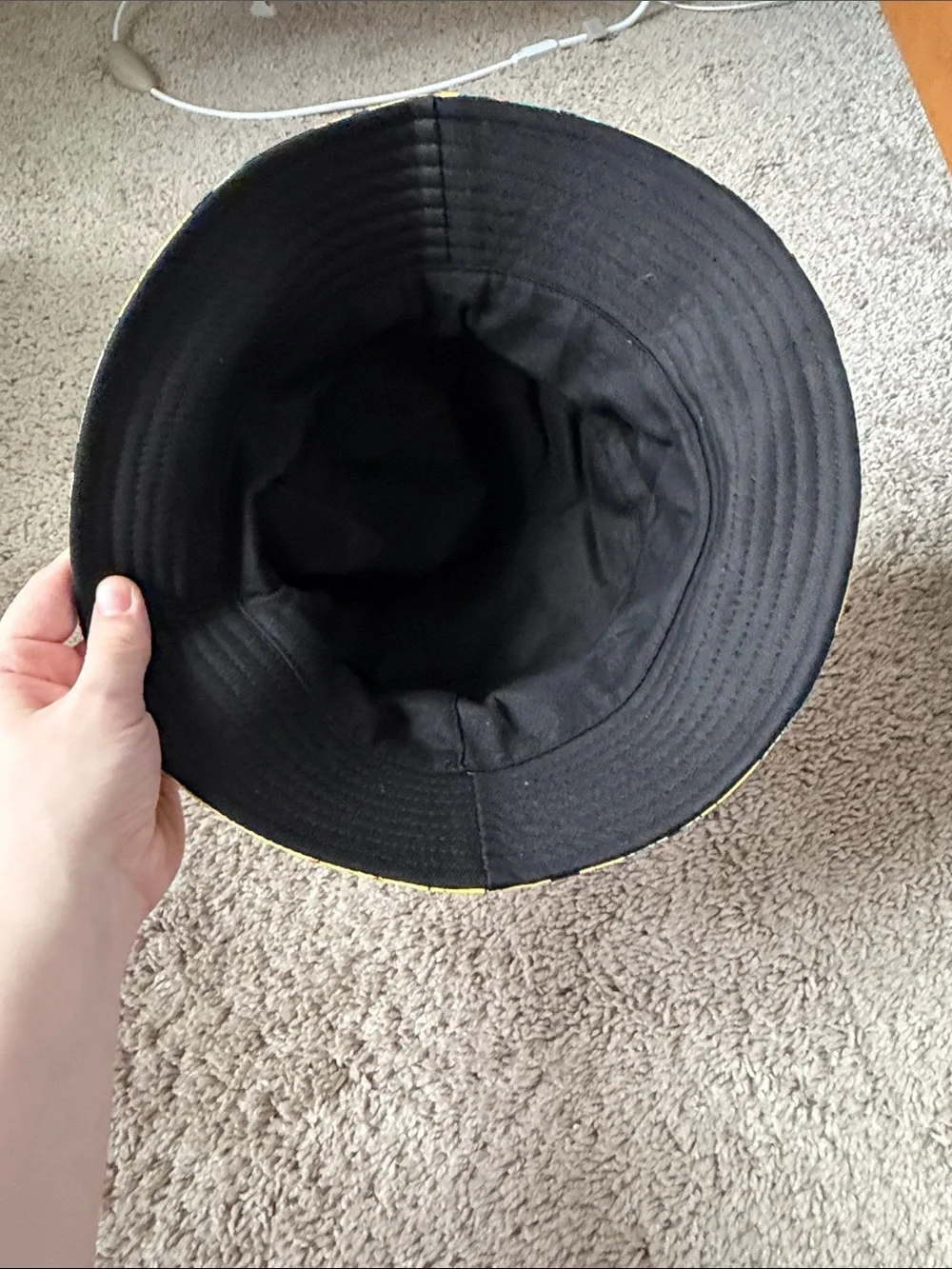 Yellow Banana Print Bucket Hat